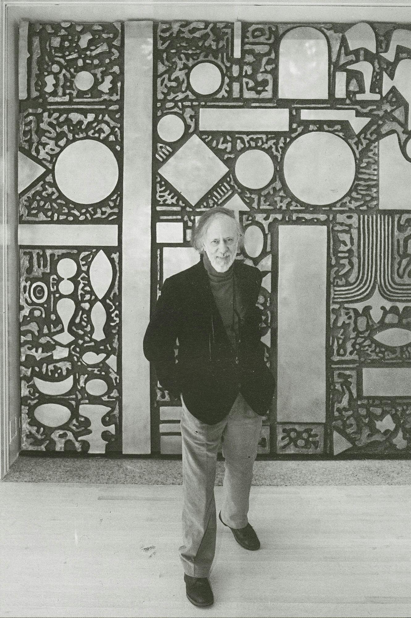 Richard Pousette-Dart with Cathedral, Indianapolis Museum of Art January 1991. – The Richard Pousette-Dart Foundation