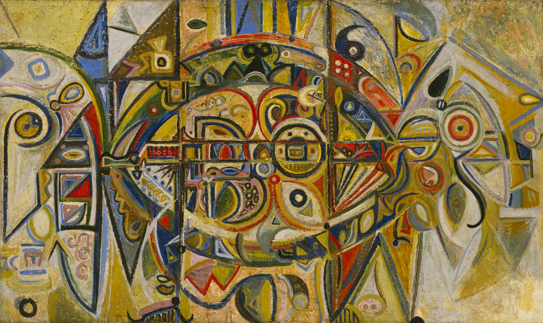 _Desert_, 1940, oil on canvas, 43 x 72 in. (109.2 x 182.9 cm). The Museum of Modern Art, New York, Given anonymously (1099.1969)
– The Richard Pousette-Dart Foundation