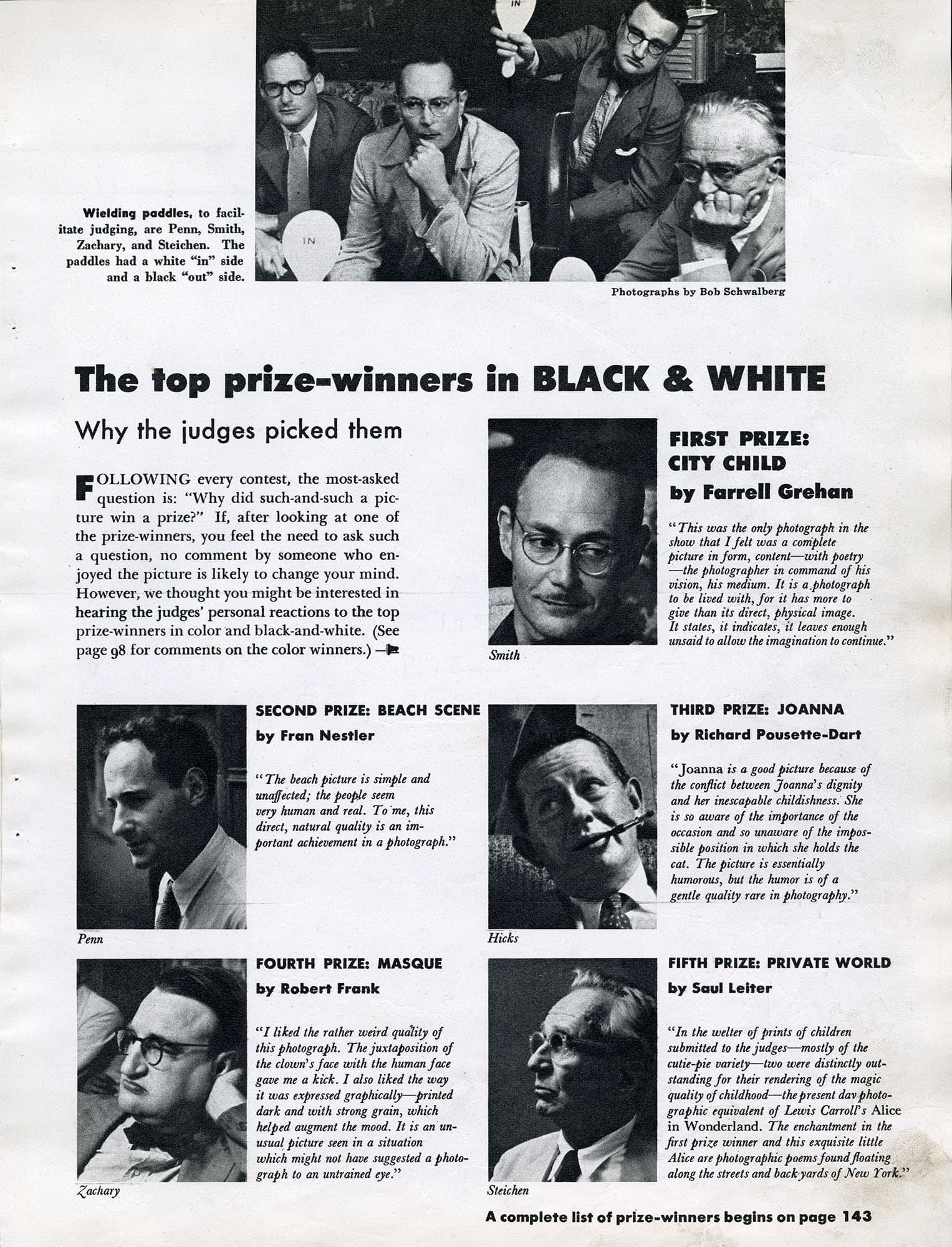 Photography, December 1953, v. 33 no.6, p. 143. – The Richard Pousette-Dart Foundation