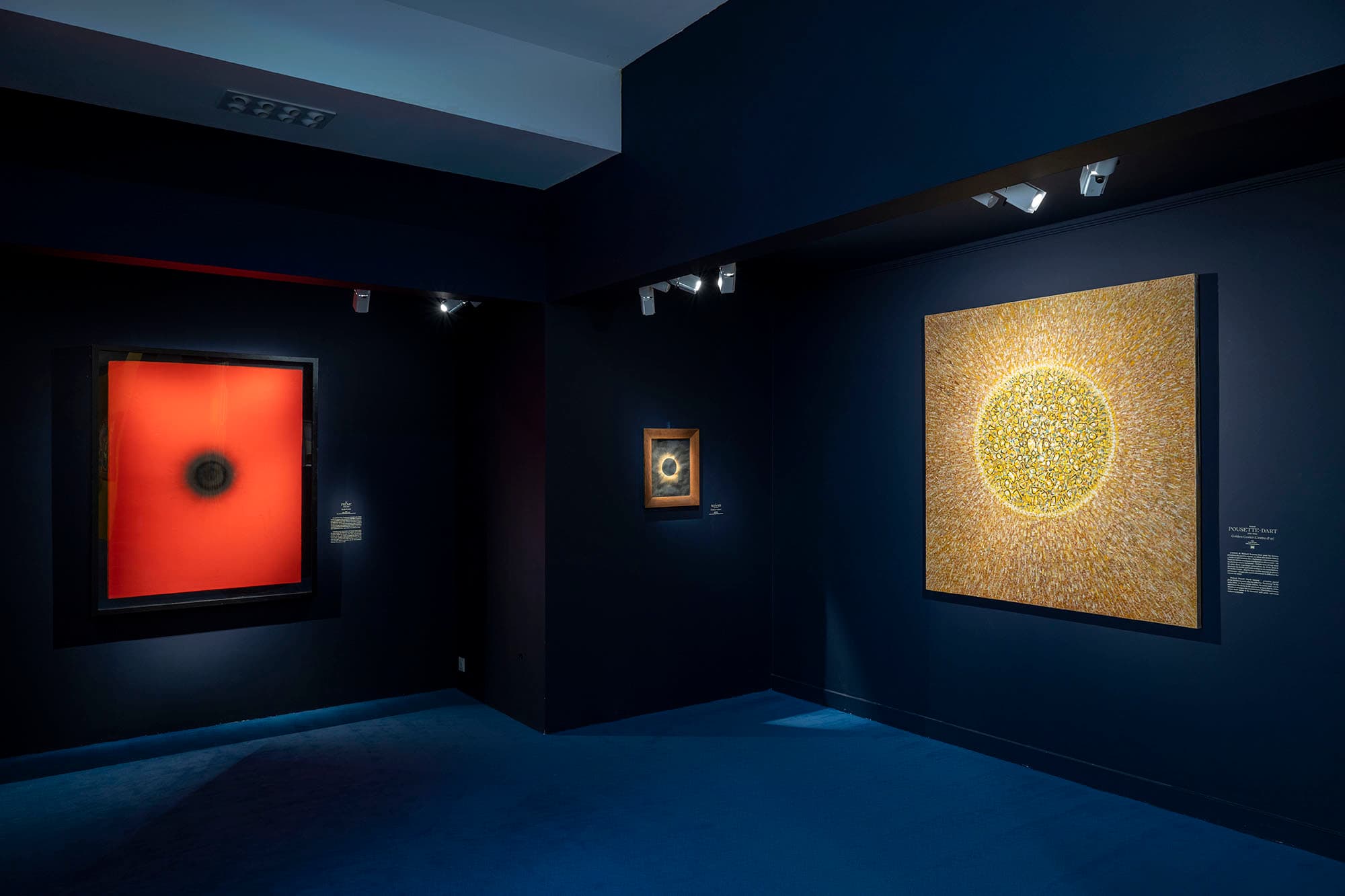 Installation view, Facing the Sun: The Celestial Body in the Arts, Museum Barberini, Potsdam, Germany, 2022. – The Richard Pousette-Dart Foundation