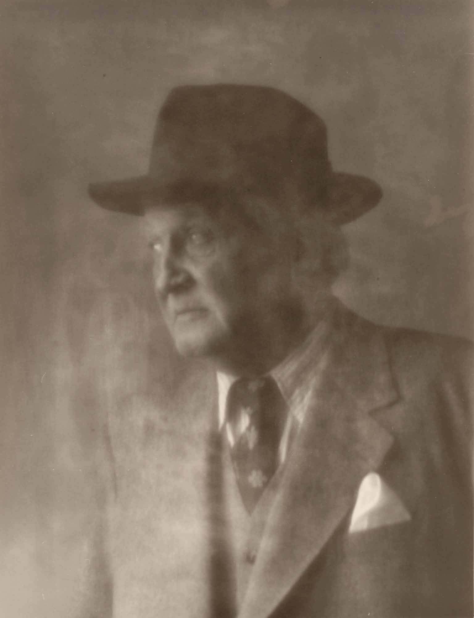 Robert Flaherty, 1951, Gelatin silver print, 13 1/4 x 10 1/4 in. (33.7 x 26 cm)
– The Richard Pousette-Dart Foundation