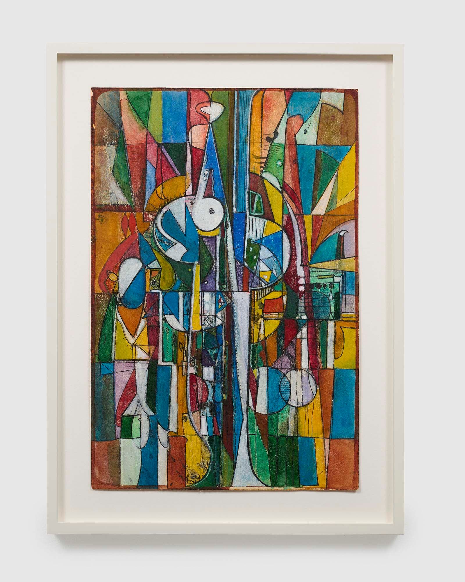 Ascending, 1945, Ink and gouache on paper, 18 x 11 7/8 in. (45.7 x 30.2 cm)
– The Richard Pousette-Dart Foundation
