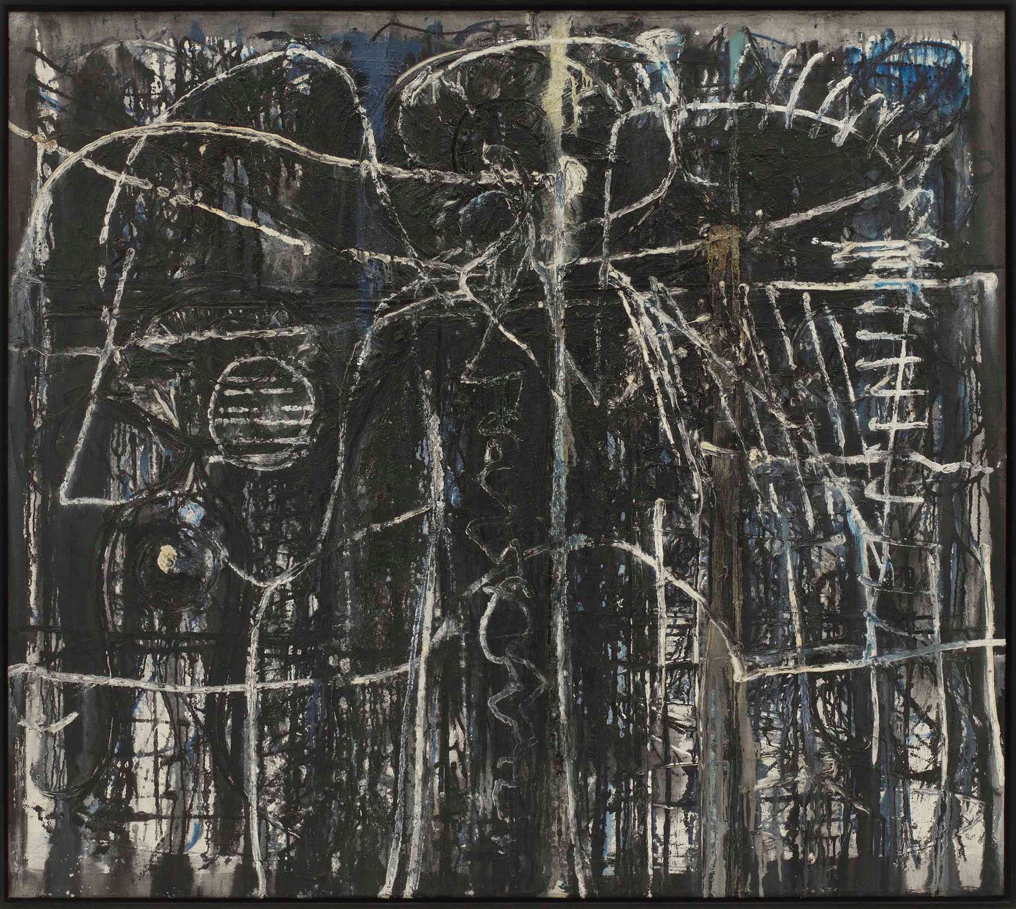 Night World, 1948, Oil on linen, 55 1/2 x 62 3/4 in. (141 x 159.4 cm)
– The Richard Pousette-Dart Foundation