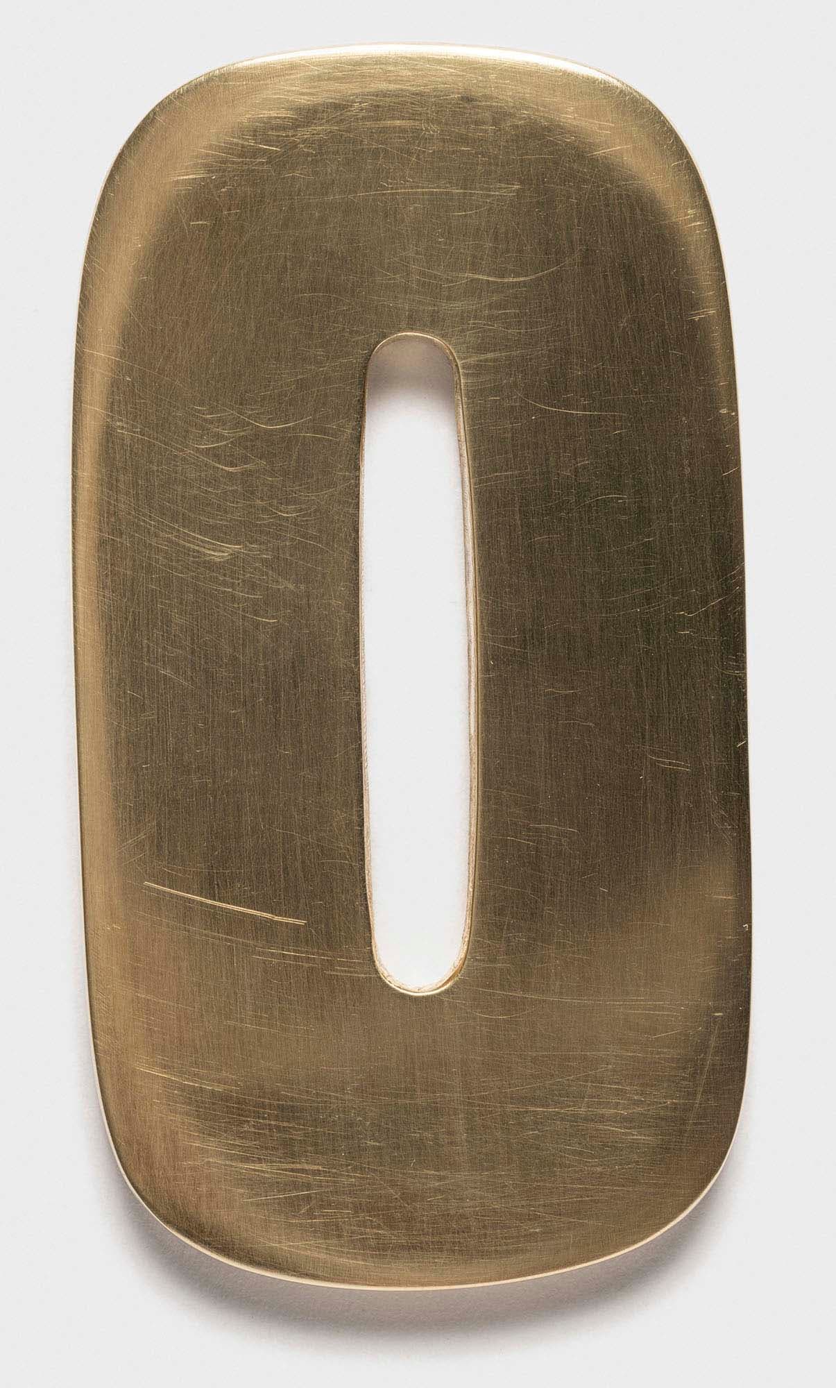 Brass #21, 1939, Hand carved brass, H. 3 5/8 in. (9.2 cm)
– The Richard Pousette-Dart Foundation