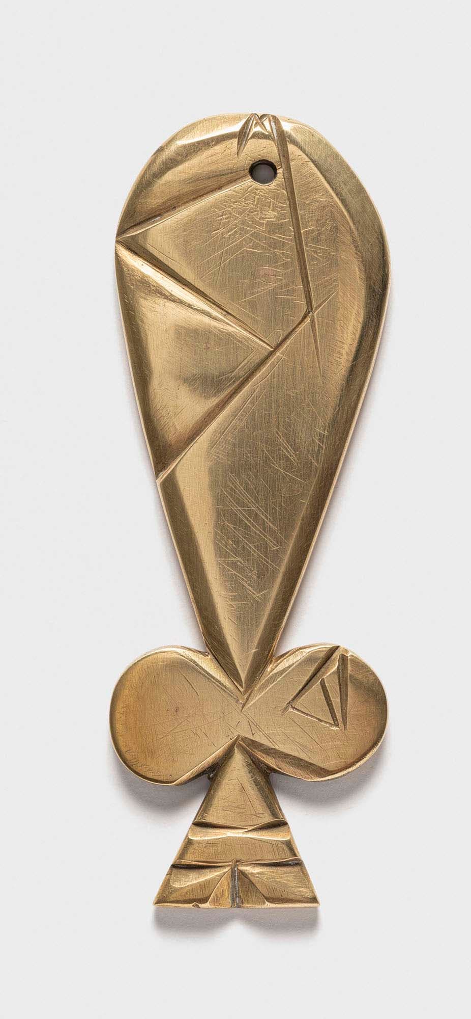 Brass #13, 1940, Hand-cut brass, H. 5 5/8 in. (14.1 cm)
– The Richard Pousette-Dart Foundation
