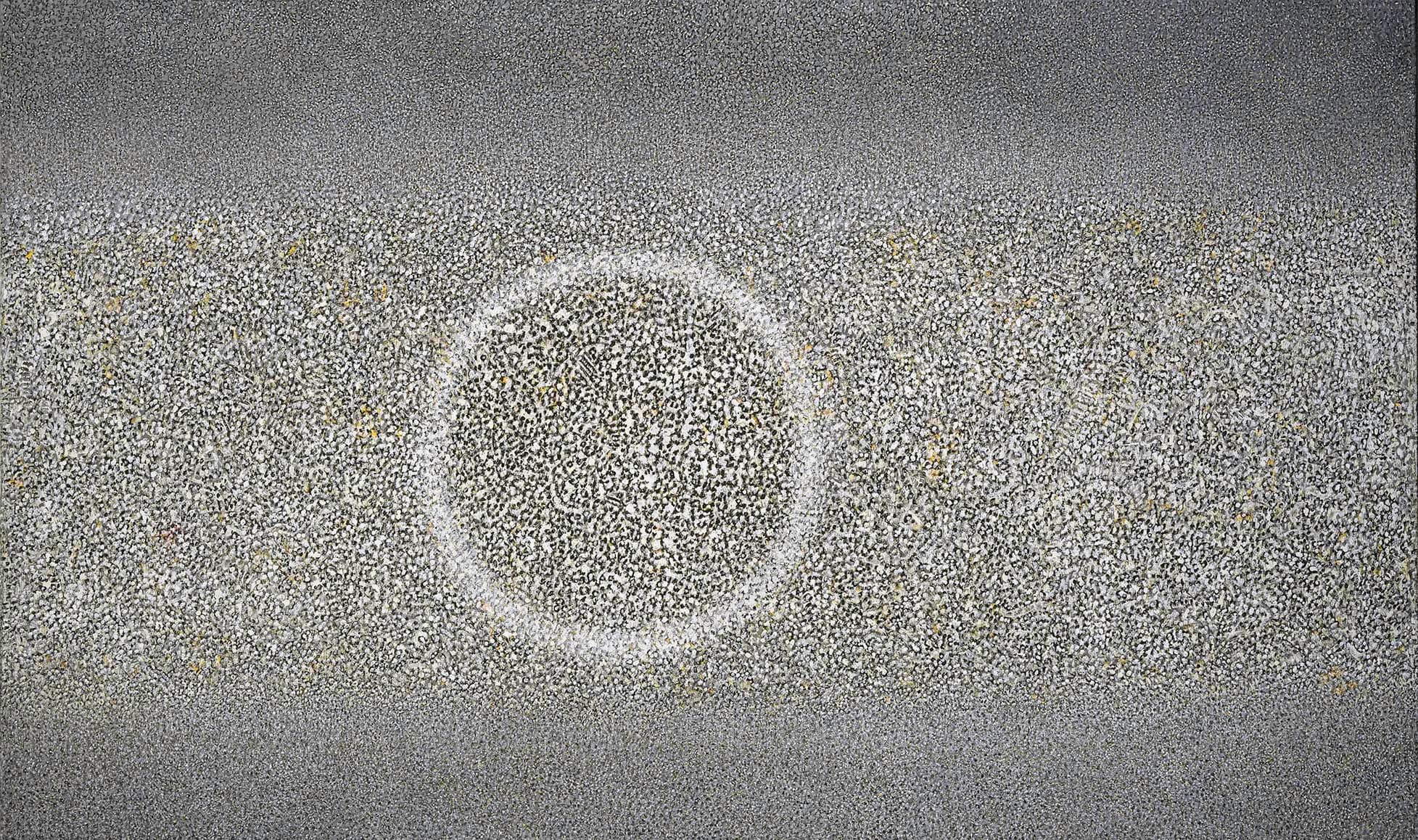 Presence, Ramapo Horizon
1975
Oil on linen
72 x 120 in. (182.9 x 304.8 cm)
The Metropolitan Museum of Art, New York, George A. Hearn Fund
– The Richard Pousette-Dart Foundation