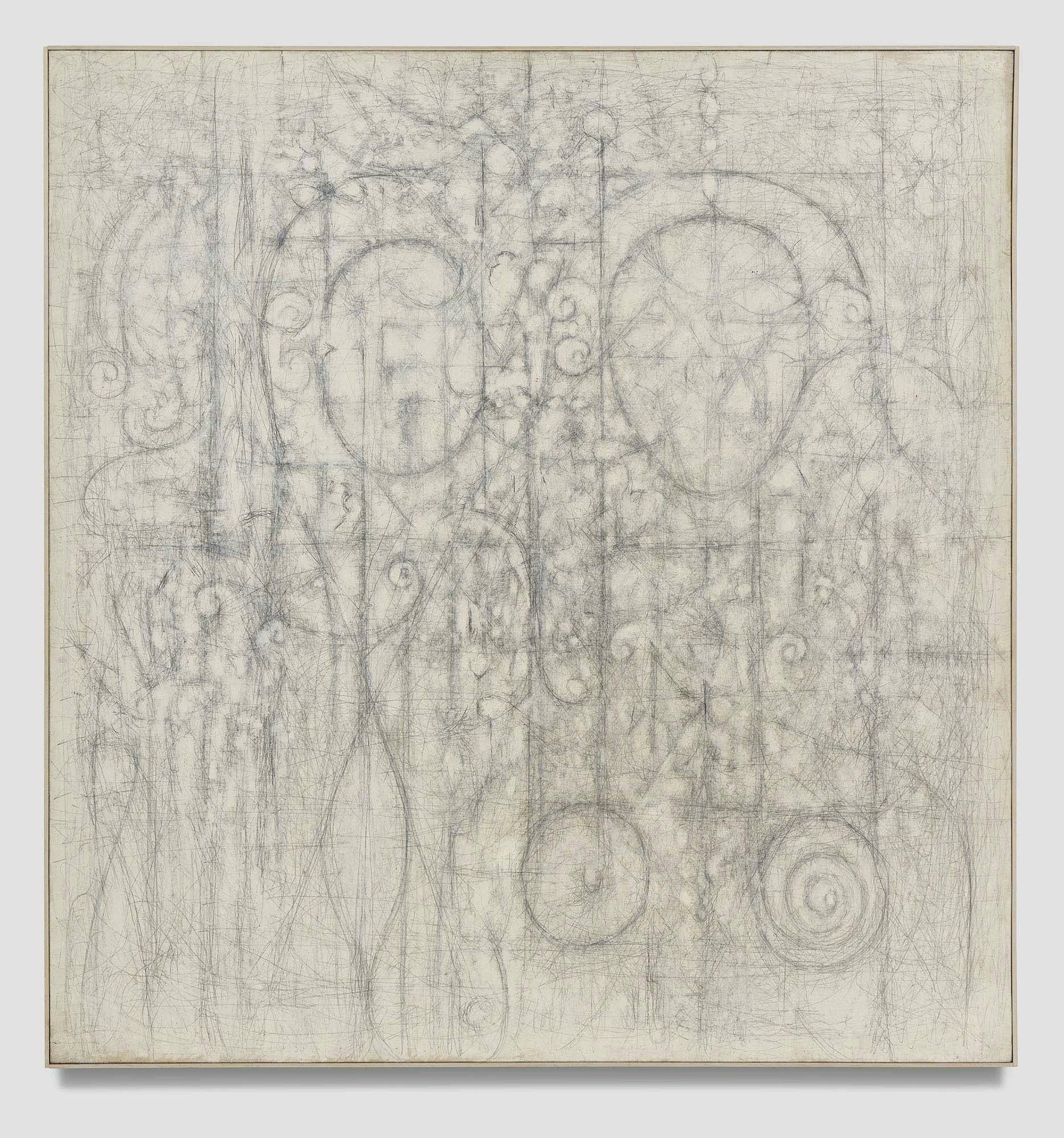 Quiet Lovers
1950–51
Oil and graphite on linen
53 1/4 x 50 1/4 in. (135.3 x 127.6 cm)
 – The Richard Pousette-Dart Foundation