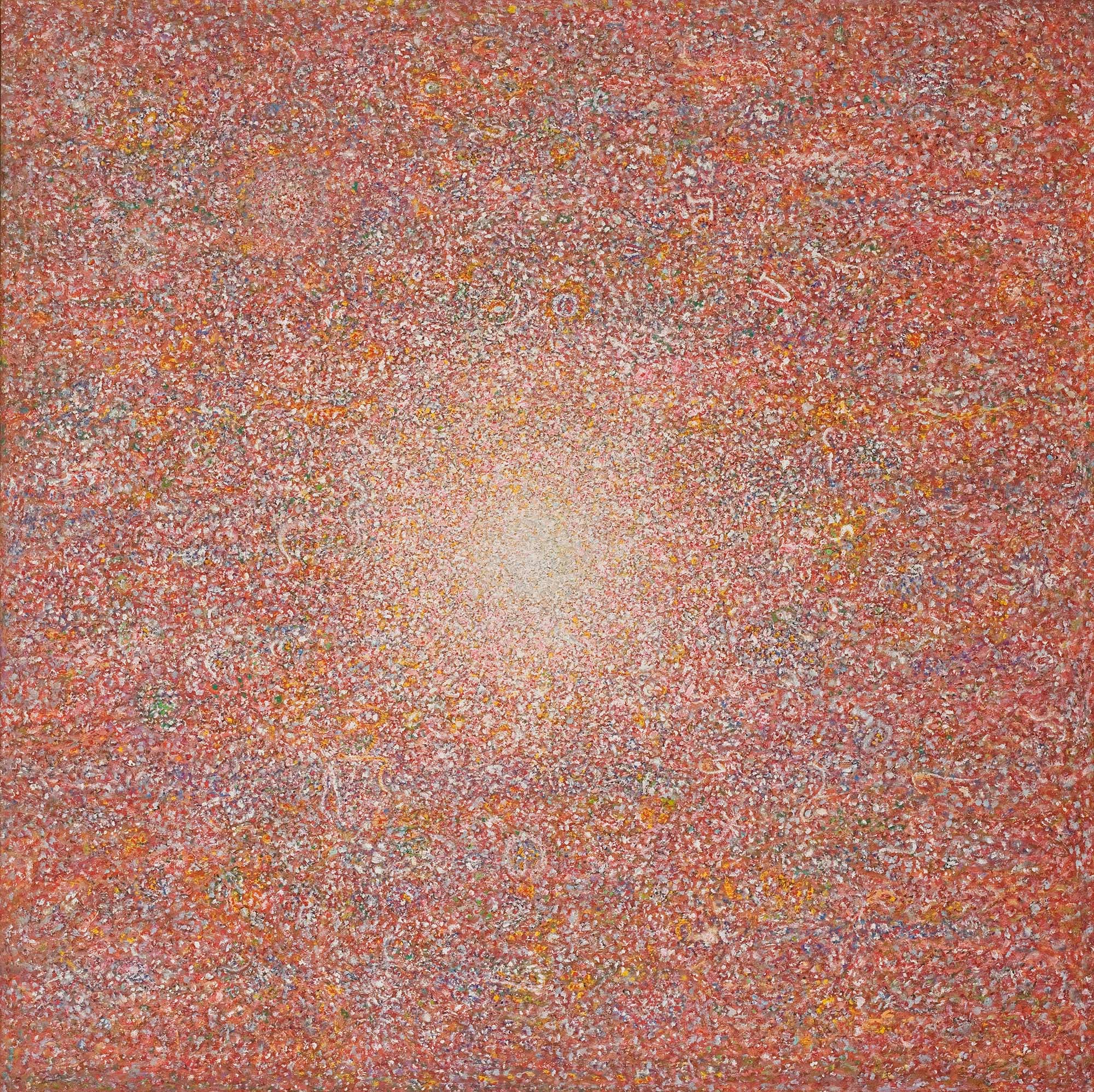 Transcendent Presence, 1966–67, Oil on canvas, 61 x 61 in. (154.9 x 154.9 cm)
Grand Rapids Art Museum, Michigan, Gift of the Estate of Helen Burke (2005.2)
– The Richard Pousette-Dart Foundation