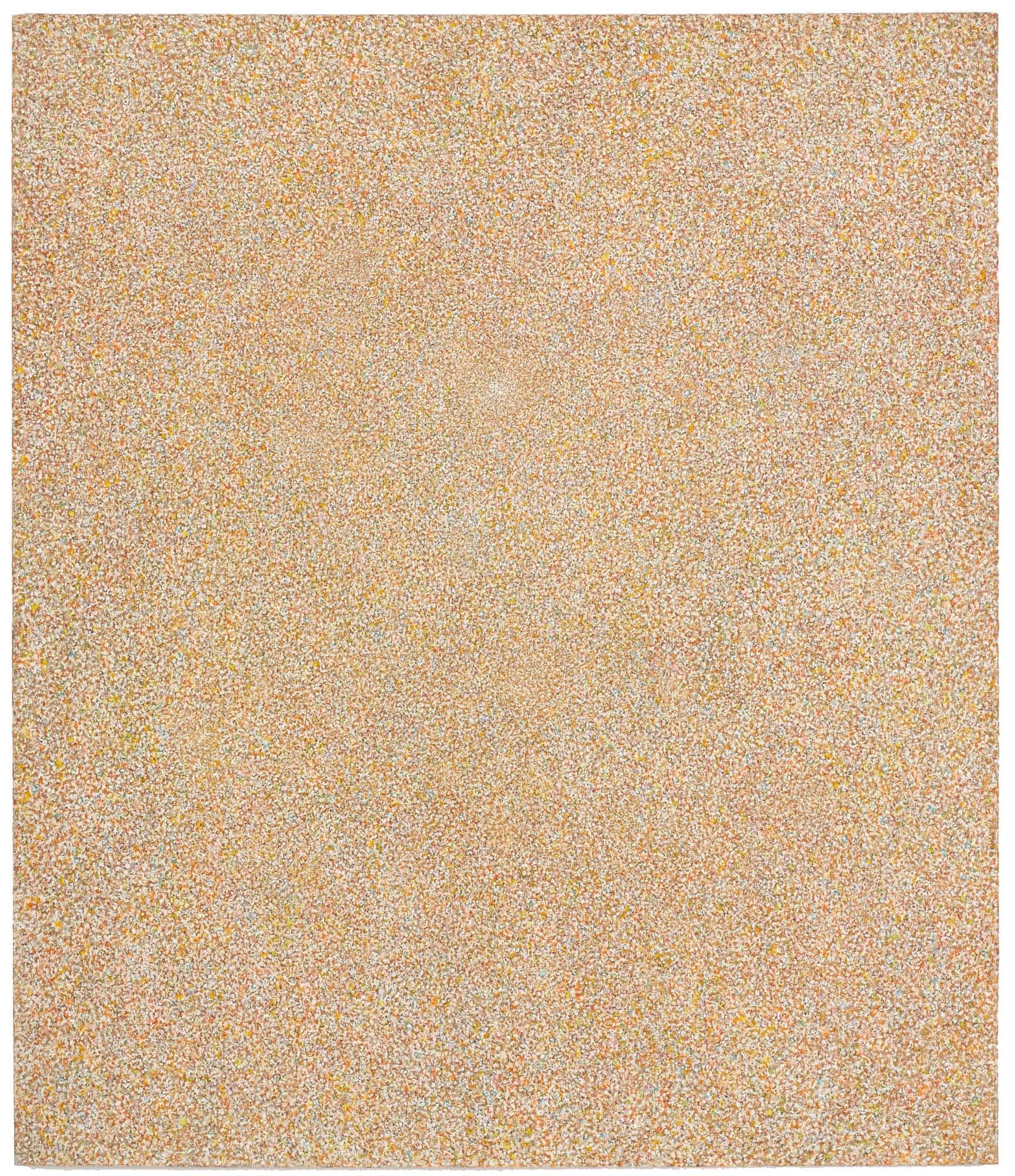 Golden Presence, 1961, Oil on linen, 76 x 65 in. (193 x 165.1 cm)
– The Richard Pousette-Dart Foundation