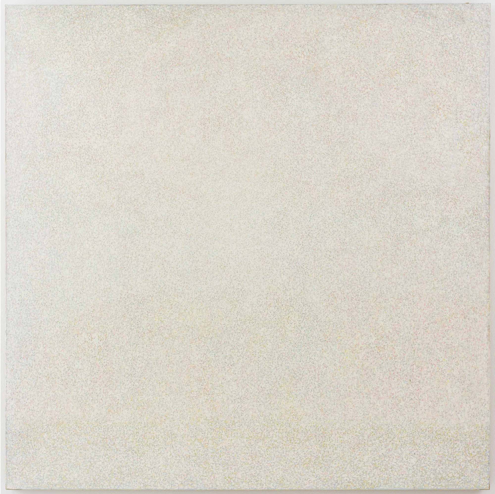 Radiance #1 White, 1967, Oil on canvas, 80 x 80 in. (203.2 x 203.2 cm)
– The Richard Pousette-Dart Foundation