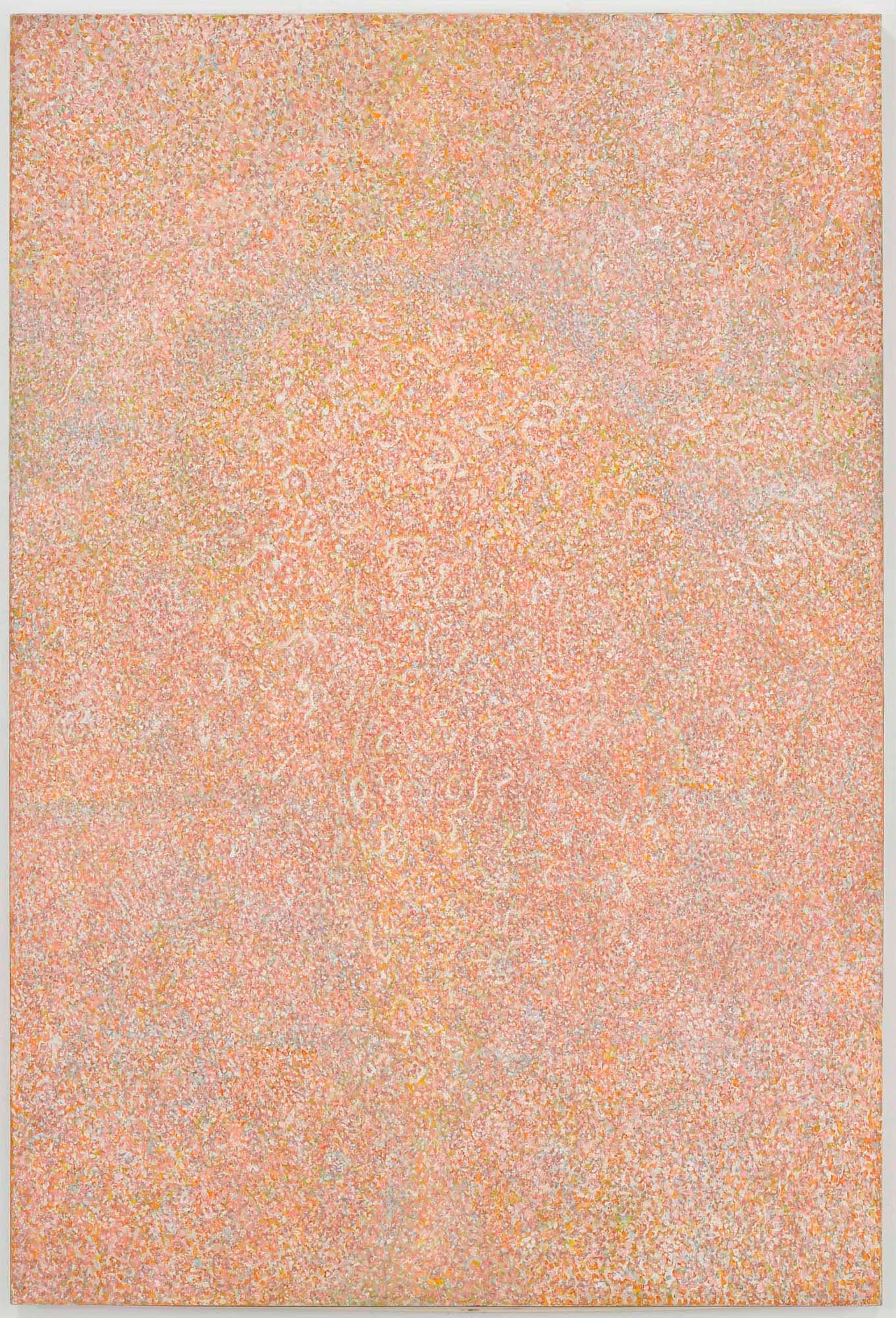 Hieroglyph Number 7 (Hieroglyph of Light), 1968–69, Oil on linen, 76 x 51 in. (193 x 129.5 cm)
– The Richard Pousette-Dart Foundation