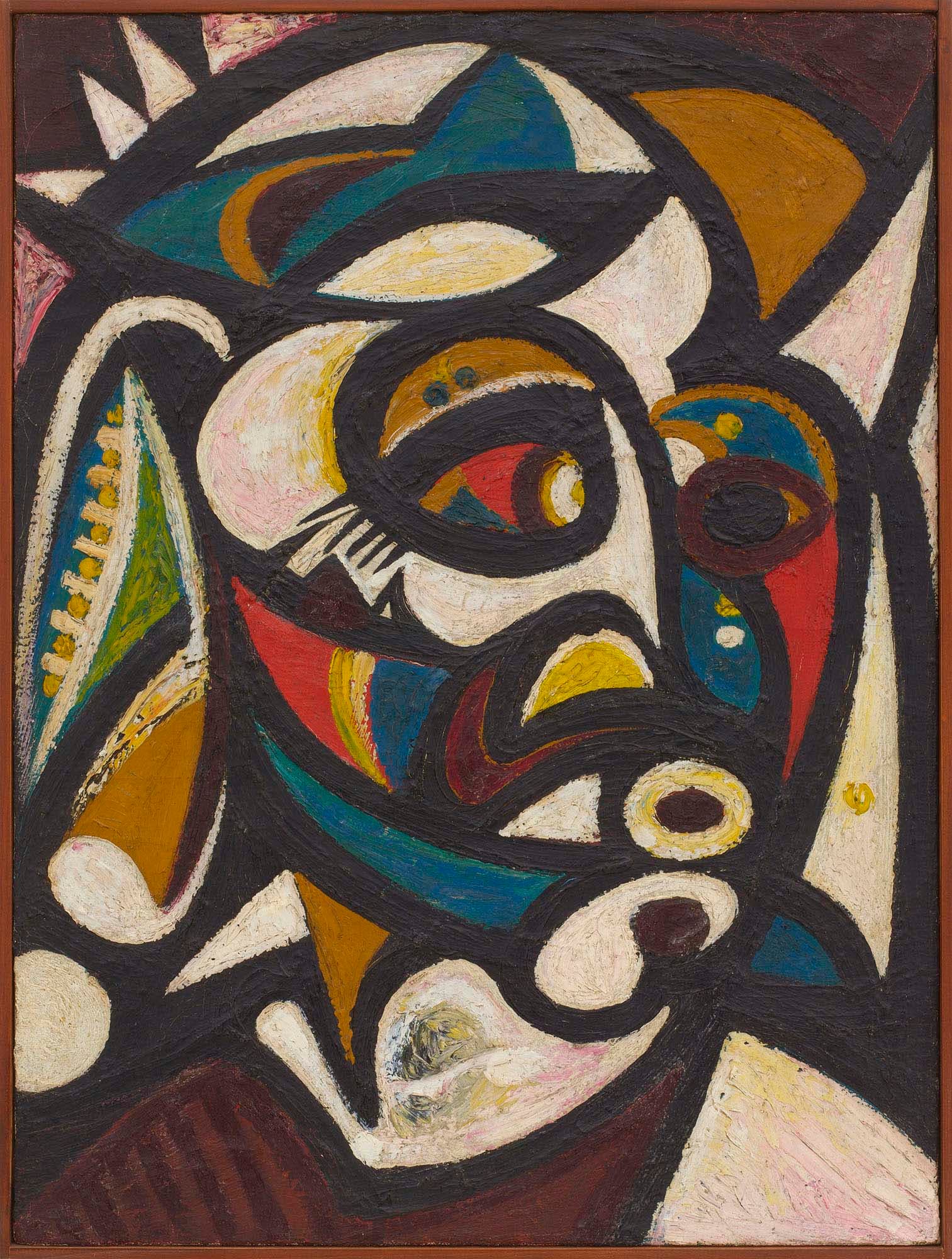 Head of Zeus, 1936–39, Oil on linen, 24 x 18 in. (61 x 45.7 cm)
– The Richard Pousette-Dart Foundation