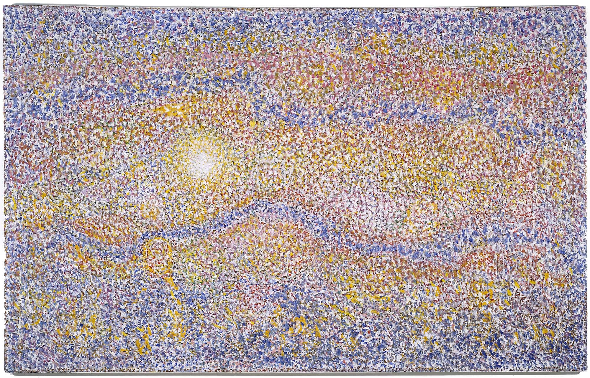 Ramapo Light, 1990–91, Acrylic on linen, 50 x 80 in. (127 x 203.2 cm)
– The Richard Pousette-Dart Foundation