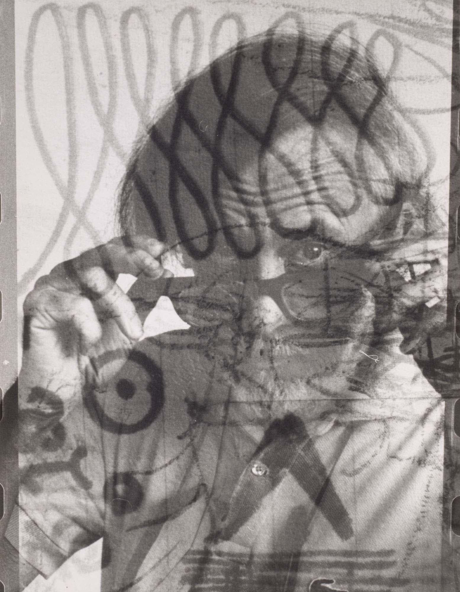 Self-Portrait with Glasses
1985
Gelatin silver print
14 x 11 in. (35.6 x 28 cm)
– The Richard Pousette-Dart Foundation